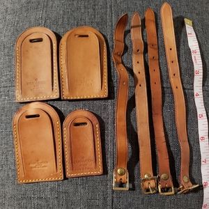 Lot of Four authentic Louis Vuitton Luggage Tags